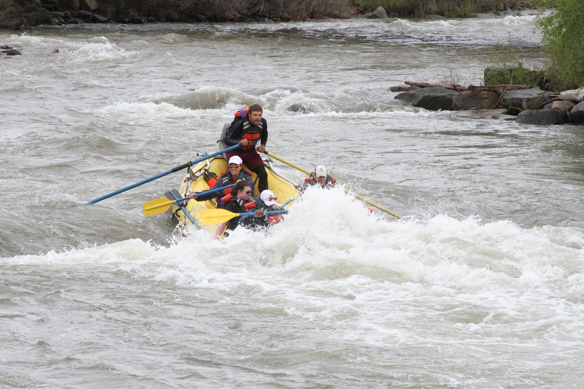 Rafting down Sanjuan